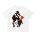 ' Star Girl : Expression #4 ' - Unisex Oversized T-Shirt